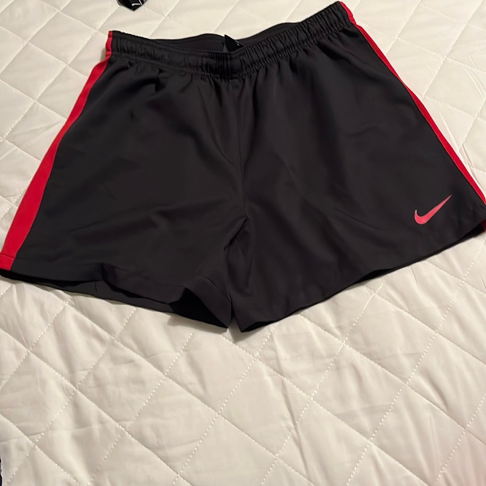 Black & Red Nike Athletic Shorts